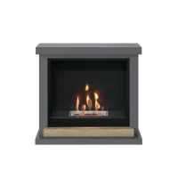 Hagen Grijze Bio-ethanolhaard voor moderne interieurs en rookvrije verwarming