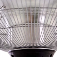 Zilveren vloer terrasverwarmer