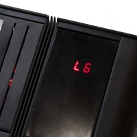 Terrasverwarmer HEAT1 ECO Pro-line 2000W 66cm- Zwart