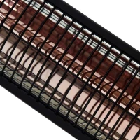 Terrasverwarmer HEAT1 ECO Pro-line 2000W 82 cm - Zwart