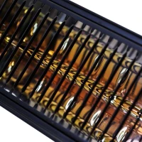 Terrasverwarmer HEAT1 ECO Pro-line 2000W 66cm- Zwart