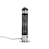 Zilvere onder tafel model terrasverwarmer