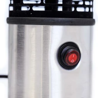 Zilvere onder tafel model terrasverwarmer