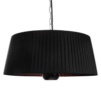 Hangende terrasverwarmer met lampenkap