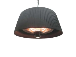 Hangende terrasverwarmer met lampenkap