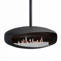 Hein & Haugaard UFO-80 Mega plafondhaard in gepolijst zwart