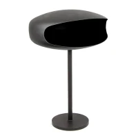 UFO-60 zwart met voetstuk | Hein & Haugaard