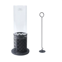 Vornado bio-ethanolhaard &ndash; stijlvol model met een decoratieve geperforeerde basis en hoge vlam