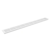 Ventilatierooster Wit - 100x11 cm - met een ventilatiegat van 420 cm&sup2;