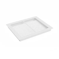 Wit Ventilatierooster - 25x20.5 cm met een ventilatiegat van 210 cm²