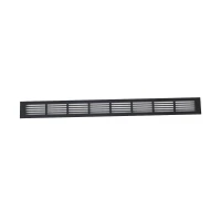 Ventilatierooster Zwart - 80x7.6 cm - 210 cm&sup2;