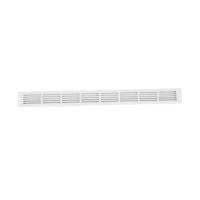 Ventilaiterooster Wit - 80x7.6 cm - met een ventilatiegat van 210 cm²