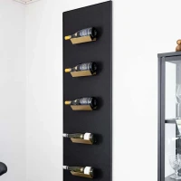 Vinreol til 6 flasker p&aring; Akustikpanel