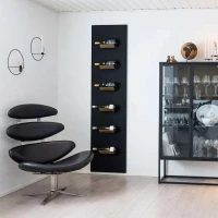 Vinreol til 6 flasker p&aring; Akustikpanel