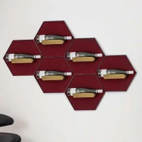 Vinreol til 1 flaske p&aring; Akustikpanel