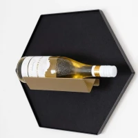 Vinreol til 1 flaske p&aring; Akustikpanel