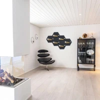 Vinreol til 1 flaske p&aring; Akustikpanel