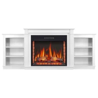 Artiflame Vogue AF28S Elektrische Open haard Wit Bianco