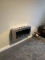 Grote stalen muur-hangende biohaard