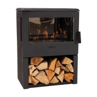 Nobel 75 &ndash; Vrijstaande bio-ethanolhaard van gietijzer