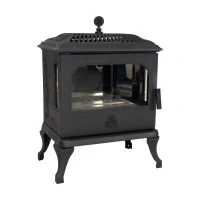 Westbo of Sweden Victoria 85 Bio-ethanolkachel met Driezijdig Vlamzicht in Gietijzer