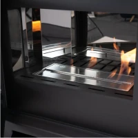 Westbo of Sweden Victoria 85 Bio-ethanolkachel met Driezijdig Vlamzicht in Gietijzer