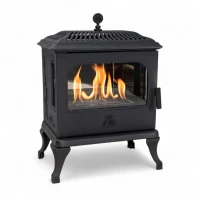 Westbo of Sweden Victoria 85 Bio-ethanolkachel met Driezijdig Vlamzicht in Gietijzer