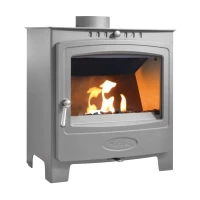 Arada Solution 5 Widescreen Mist Lichtgrijs vrijstaande bio-ethanol haard