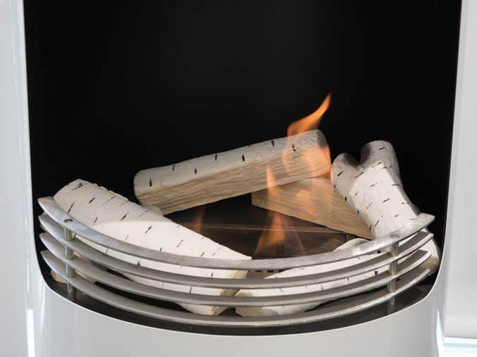 Legna decorativa per camini a bioetanolo Legna ceramica per biocamini