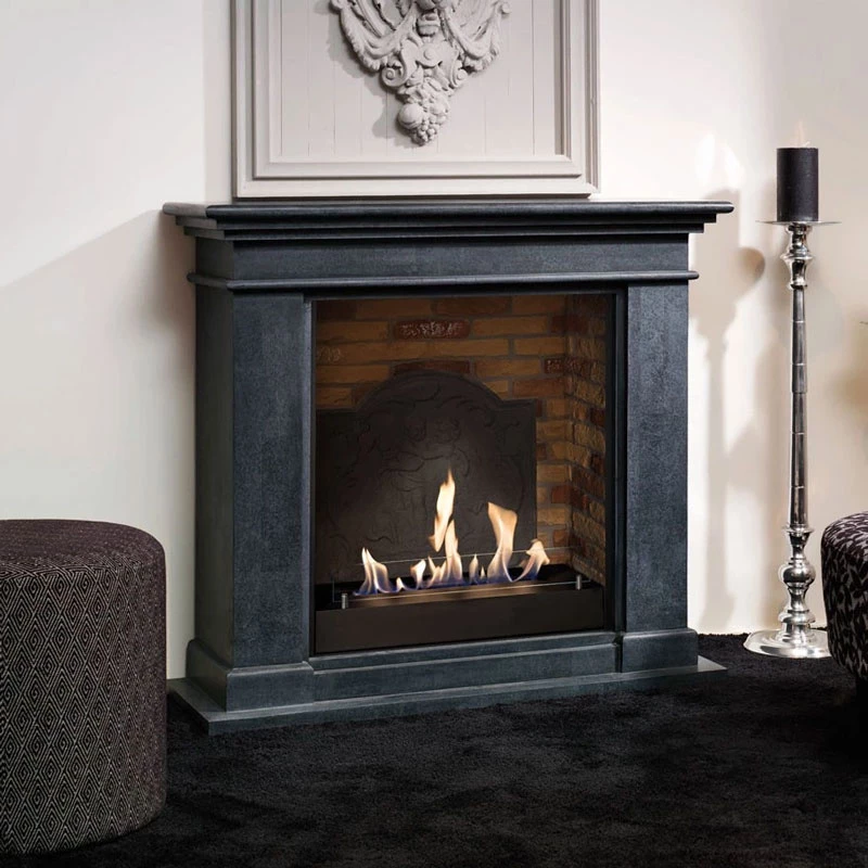 Black Bioethanol Fireplace