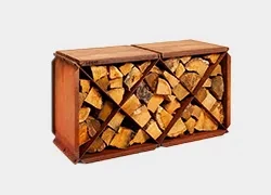 Porta legna per interni Porta legna da interno