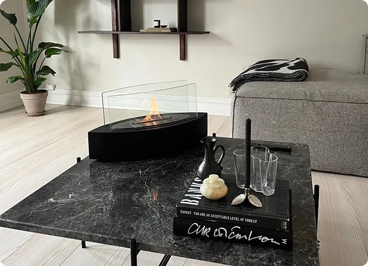 Günstiger Tischkamin oval Billiger Tischkamin oval