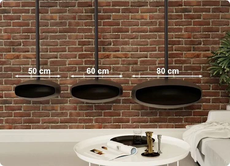 Hein & Haugaard caminetto a bioetanolo