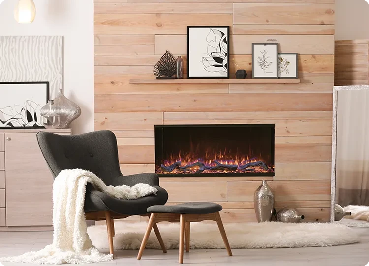 Astro elektrische haard van Planika