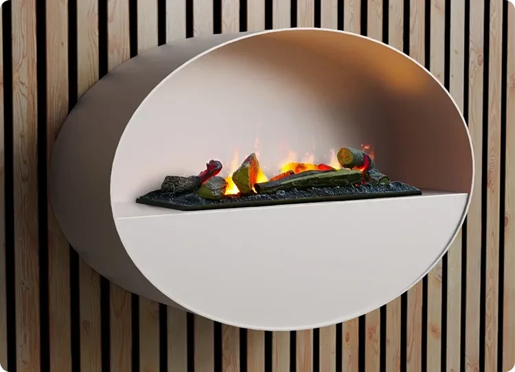 ScandiFlames camino a vapore da parete