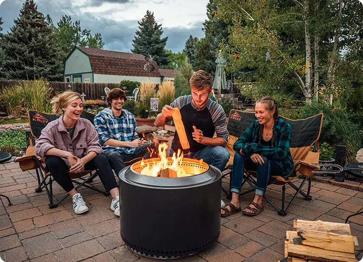 Gezellig kampvuur van Solo Stove