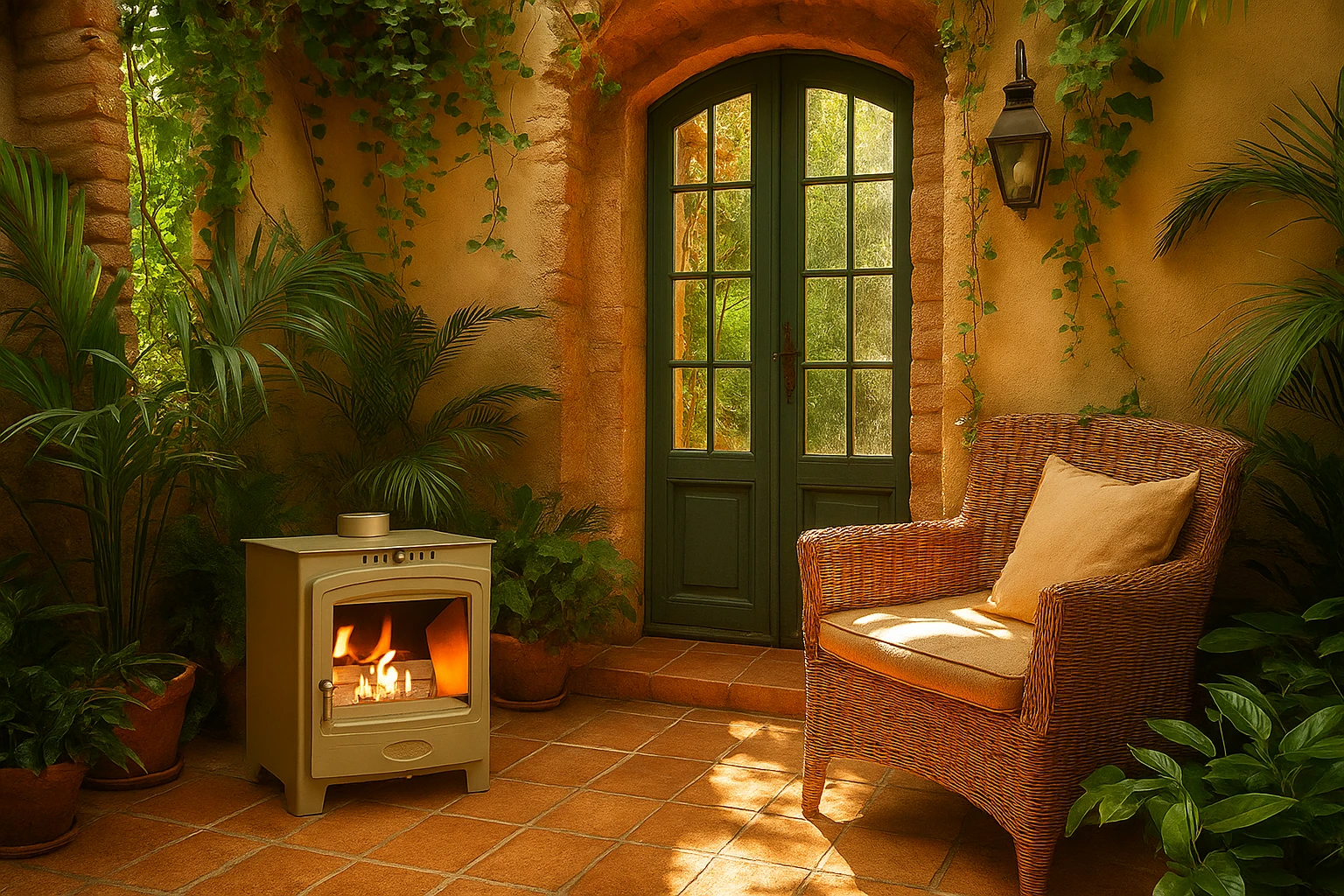 camino bioetanolo in veranda