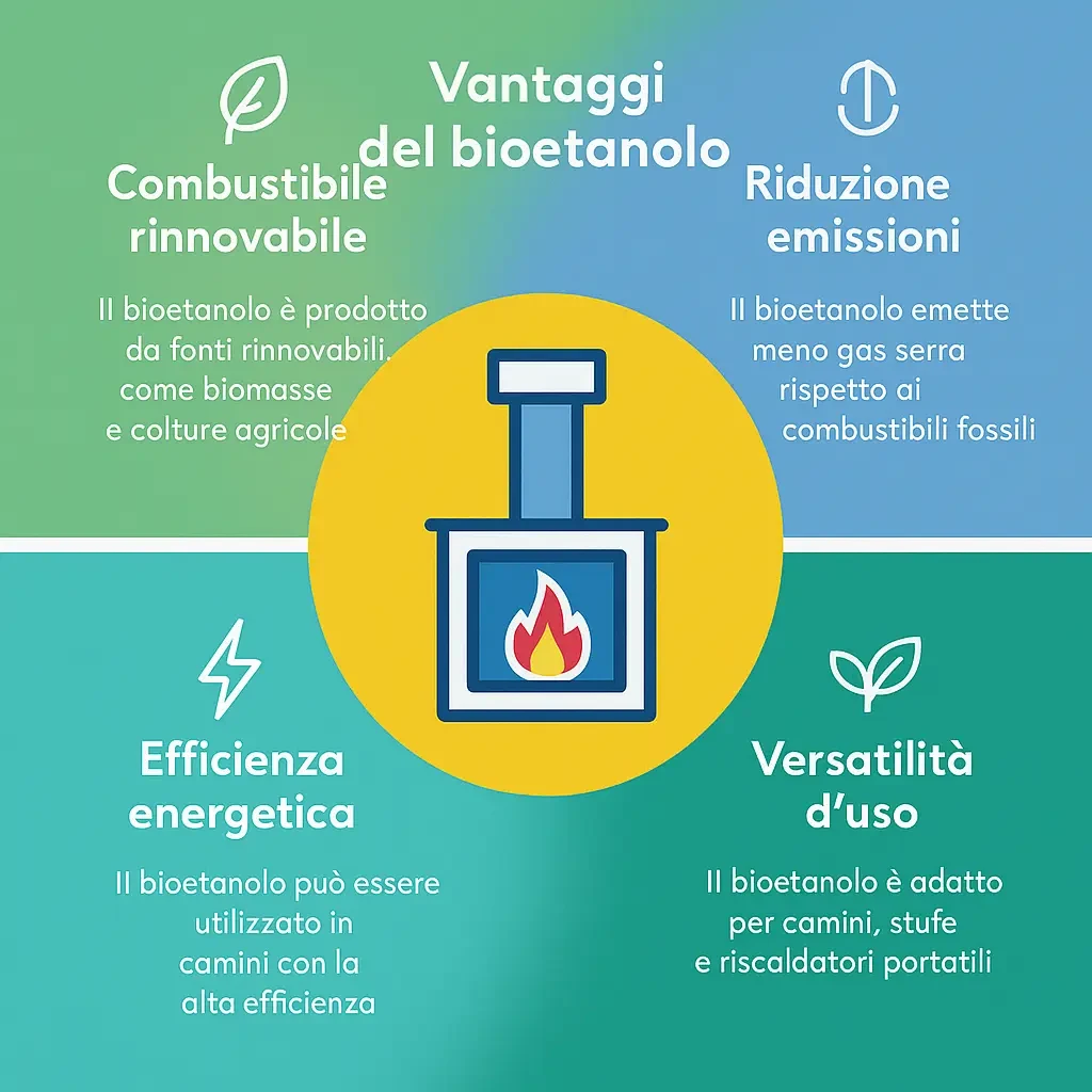 Vantaggi del bioetanolo