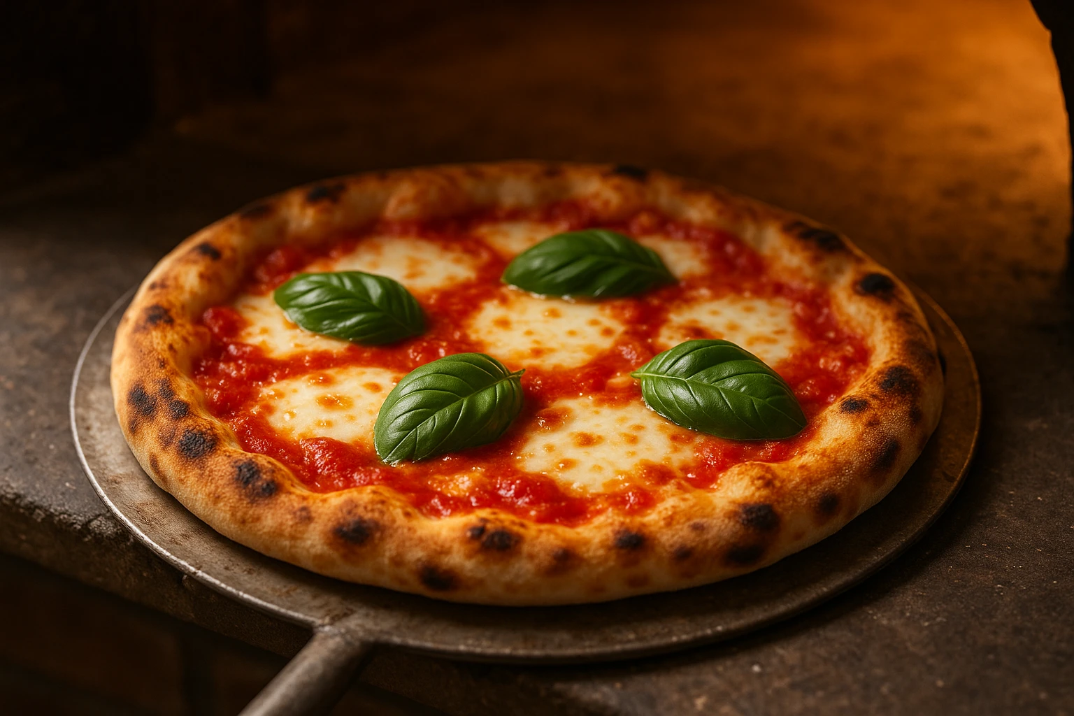 pizza appena sfornata