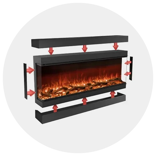 Accessori per camini elettrici