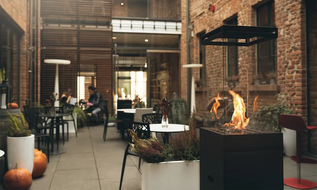 Planika Fires Lighthouse outdoor gas patio heater
