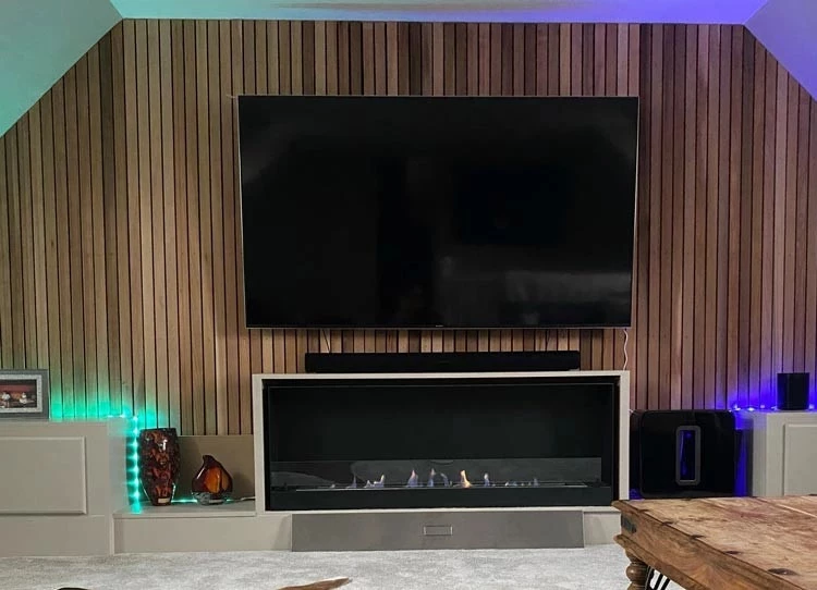 Biopejs med lang flamme