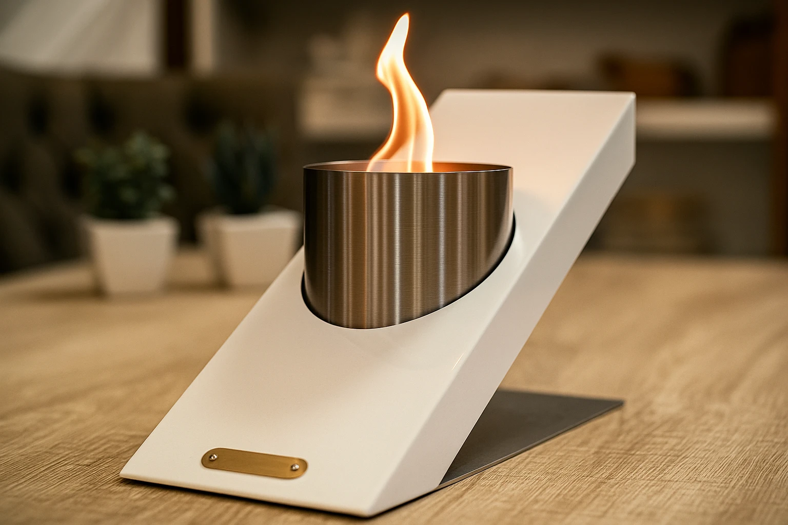 biocamino di design da tavolo